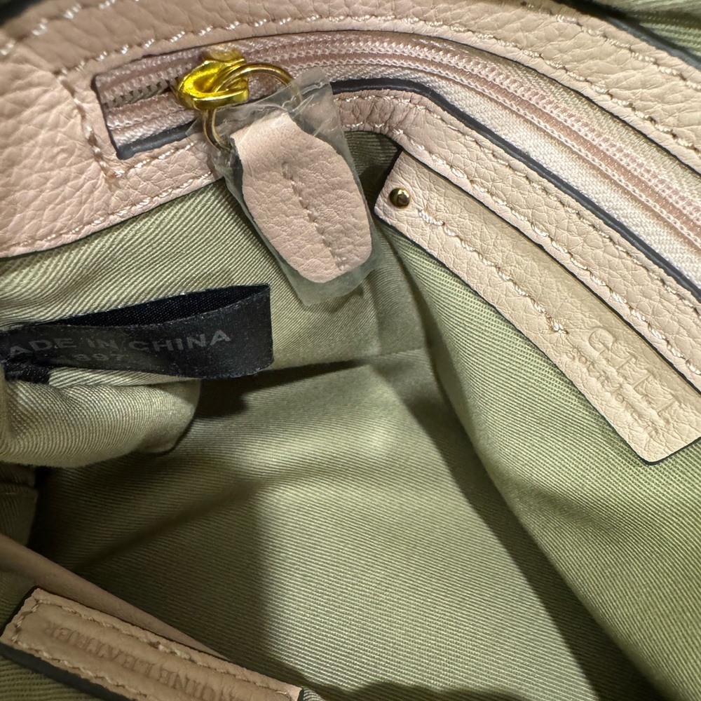 Chic Blush Leather Women's Backpack - image 3